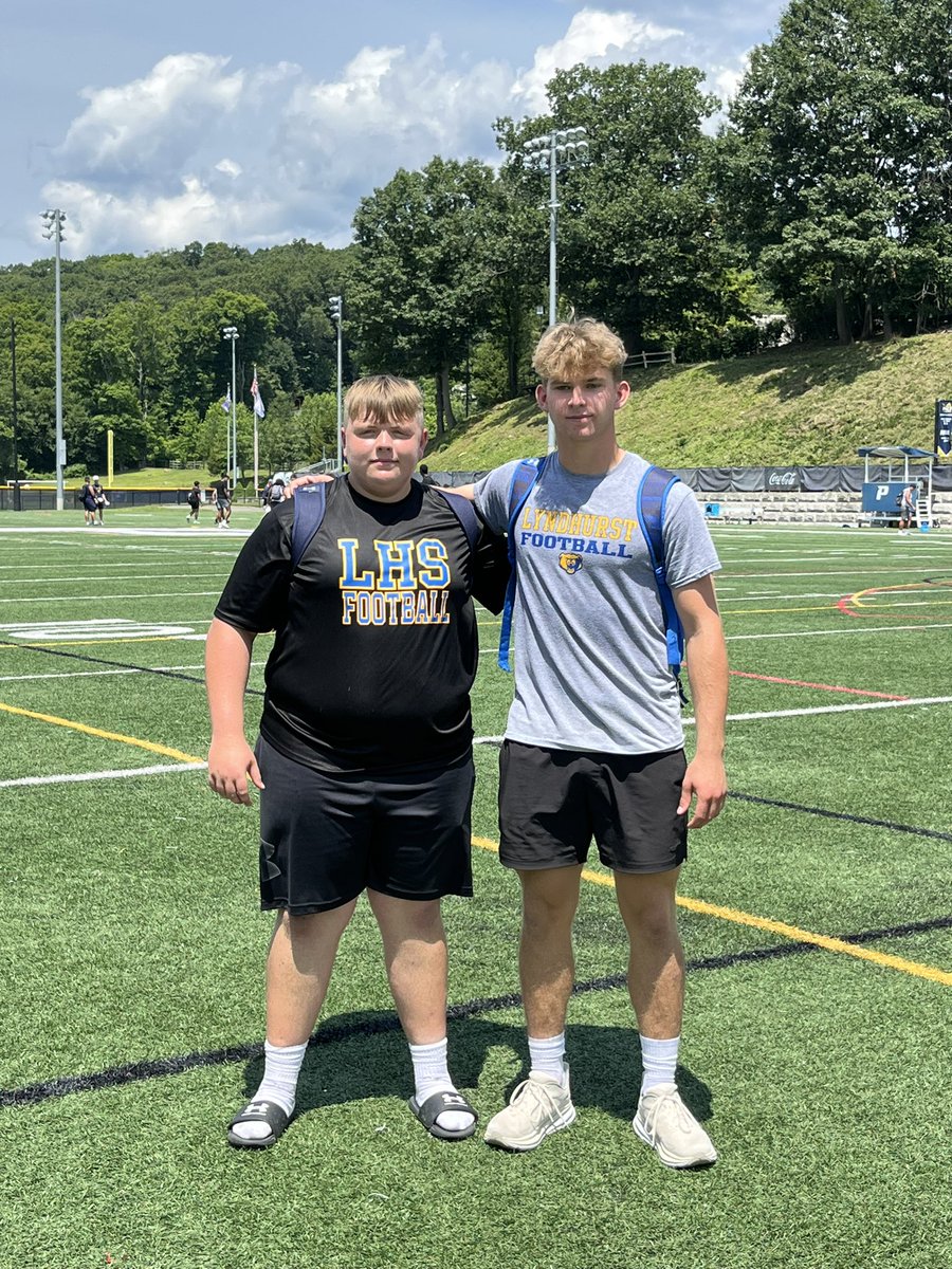 MLongo1215's tweet photo. Had an amazing day competing @Andy_Rondeau_1 football camp this morning at @PaceUFootball1! Thank you to all the coaches and players for hosting a great camp!
@CoachZaloga 
@CoachCGD 
@CoachTuero https://t.co/7DU3nLcVuj