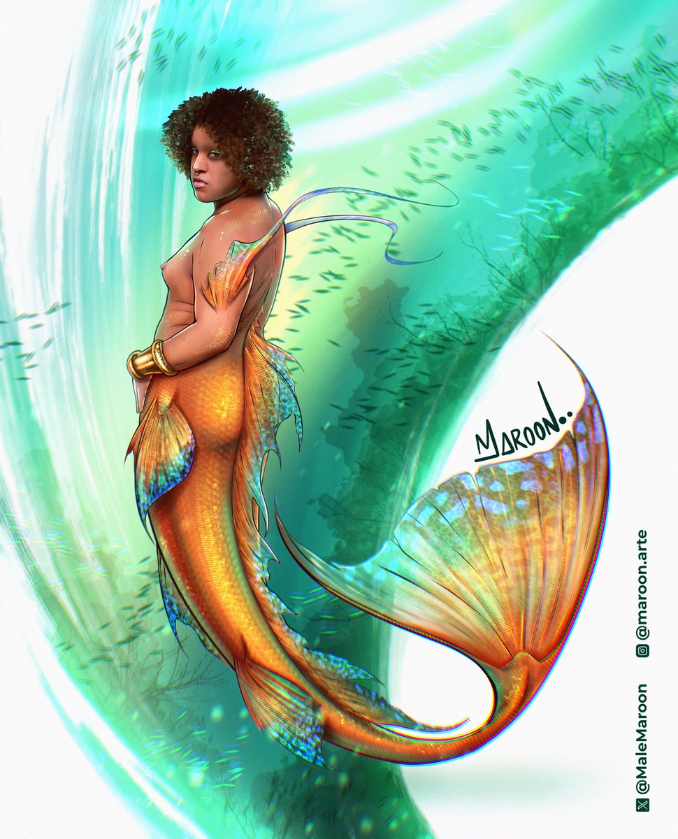 MaleMaroon's tweet photo. 🧜🏽‍♀️ @ghouliyah

By @MaleMaroon 

#mermaid #mermaids #underthesea #art #mermaidart #fantasyart #mermantail #merfolks #blackmermaid #mermay #mermay2024 #drawmermay2024 #mermaychallenge  #drawings #sereia #sereias #drawmermay https://t.co/qaAeAP9MSE
