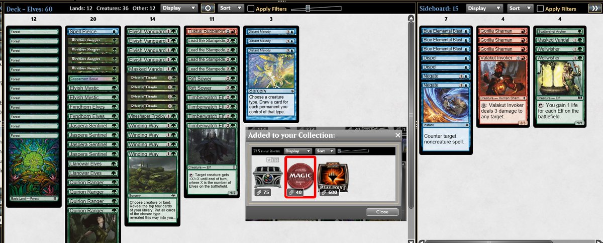 PPalmiotti's tweet photo. Lost the finals of Pauper Challenge against affinity with this beautifull deck. I managed to beat 3 affinitys even with Krark Clan 😂😂😂😂
@fireshoes @PauperDecklists https://t.co/o5RYtAYop0