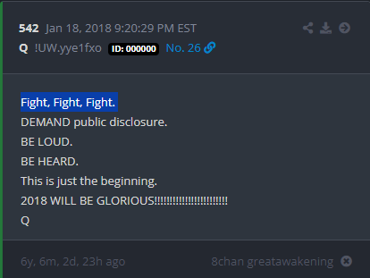 DcLidstone's tweet photo. Scavino on Truth.
21:05:42est. (Black & White- Notice his fist)
Fight, Fight, Fight.
This is just the beginning!