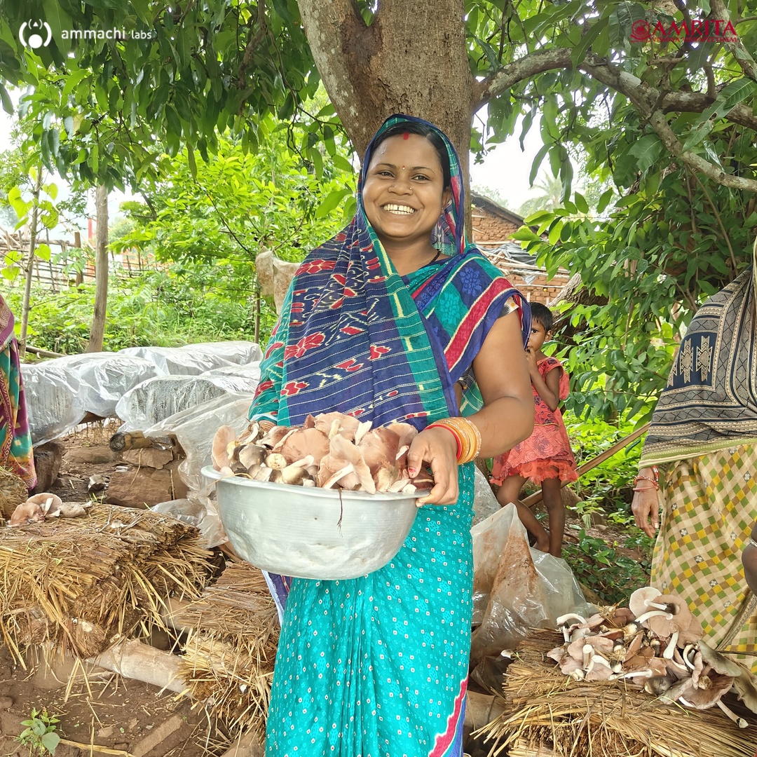 ammachilabs's tweet photo. Some lovely photos from this weeks visit to our #WADI projects in #Kharmul & #Asanabania.
Our Mushroom project was implemented by Amrita Vishwa Vidyapeetham's AMMACHI Labs and is supported by #Esri & #NABARD
#AmritaVishwaVidyapeetham #AMMACHILabs https://t.co/kMEZTcjzvD