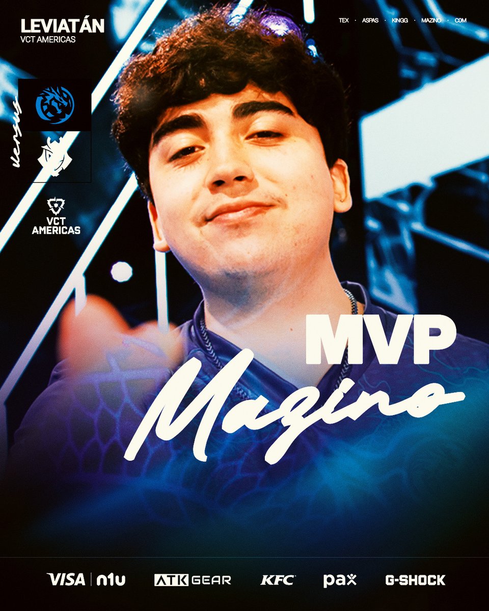 ROBERTO "MAZINO" RIVAS ES EL MVP DE LA GRAN FINAL 🏆🇨🇱

#VCTAmericas
