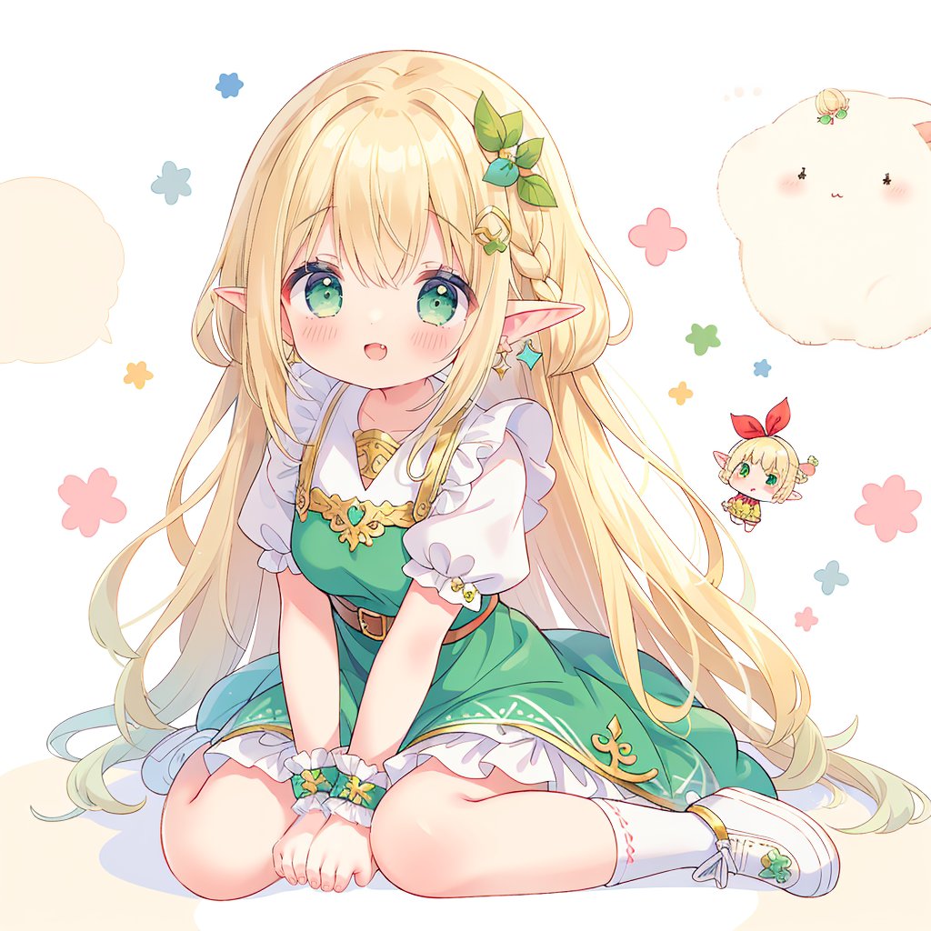 おっはよー。
今日はおすわりエルフちゃんでーす。
#AIイラスト #AI妖精部