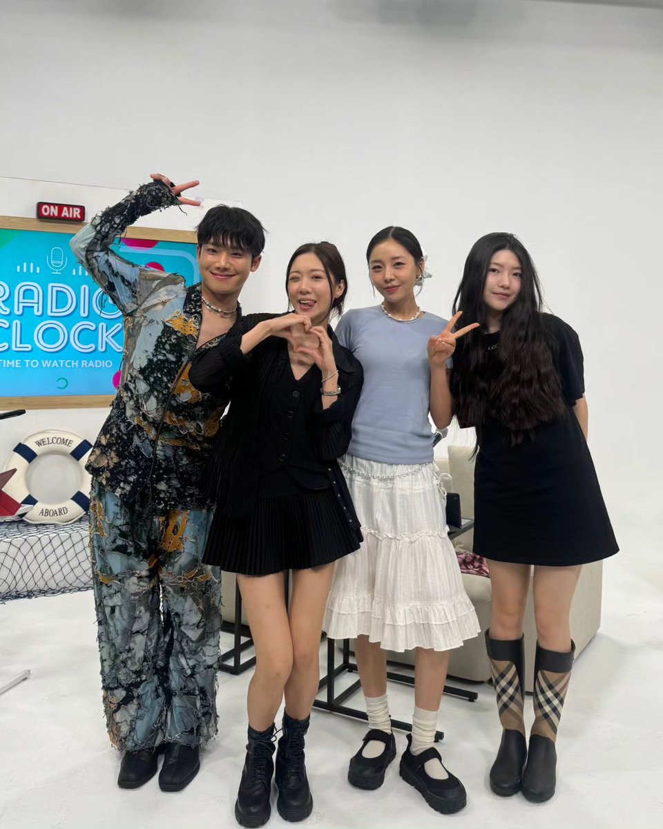 LC_Sinformation's tweet photo. 240719 @radio_clock1516 Instagram

https://t.co/lAJUK51QvY

@LC__Ashley @cherryberryiris #LADIESCODE #레이디스코드 #ASHLEY #애슐리 #CHOIBITNA #최빛나 #AshleyChoi #RADIOCLOCK #IRIS #아이리스 #SOOBEANIE #수빈 #라디오클락 #ChrisKoo

[🎉inssa party🍾]

Today we're back with Chris Koo to explore new music...!🎶

With a feeling of the early 2000s
NCT 127's sixth full-length album with a free and dignified look 😎 and 🖤
Stray Kids, who are showing their confidence and ease through dance ❤️‍🔥
And,🫡 even while serving in the military, he is working hard for his fans
BTS's Jimin, who released his second solo album in a year and four months...!💫 We also checked out the new songs of BTS's Jimin.

And 🍲Jinny's Kitchen 2 is back with a new member from Iceland!
😳The hot menu selection is perfect, so we're looking forward to it even more!🙊

What news in today's story excited you the most:😛?