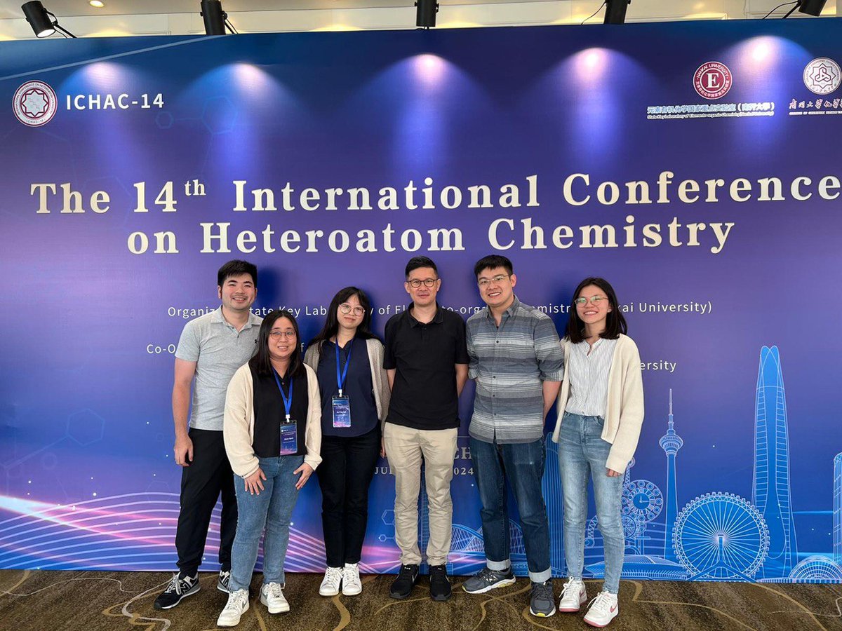SoGroup_NTU's tweet photo. An enriching &amp; inspiring time spent at ICHAC-14, Tianjin 😁 Thank you to Prof. Cui Chunming &amp; committee for organizing such an amazing conference 🫡 https://t.co/SHObRLZiW5
