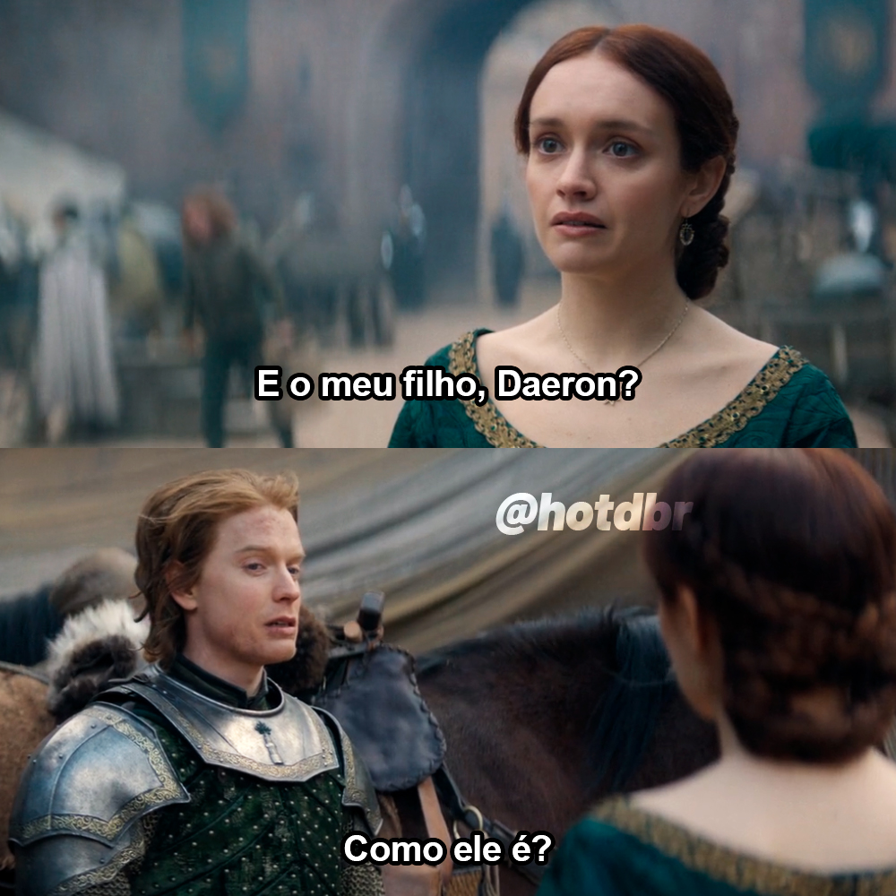 HOTDBr's tweet image. Morrendo que nem a gente e nem a Alicent sabe como é o Daeron 🗣️

#HouseoftheDragon