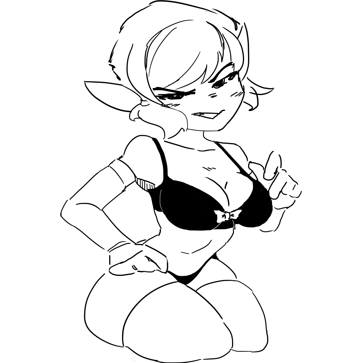 Tifferoo1's tweet photo. Shortstack sketch, may finish later. #rkgk #anime #art https://t.co/F9U3q7USUK
