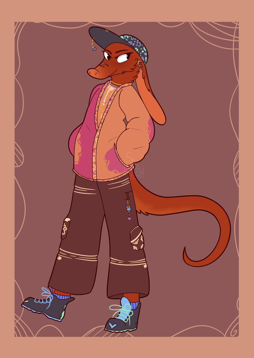 Spottedriver2's tweet photo. Lou belongs to abstractaardvark on artfight! https://t.co/0Ij6jcBGfo