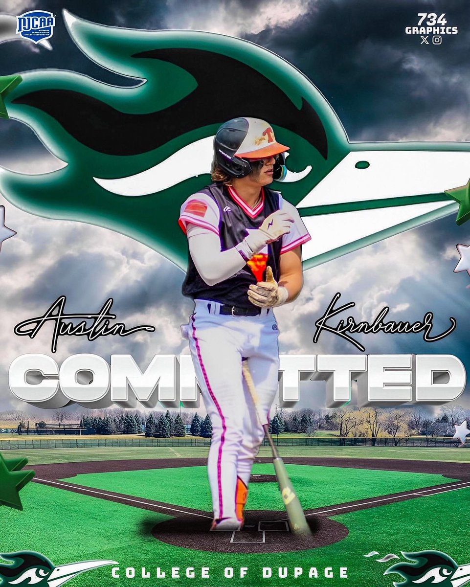 Austin kirnbauer (@austinkirnbaue1) on Twitter photo I am excited to announce my commitment to College Of Dupage. I would like to thank all of my coaches, family, and friends for pushing me along the way.<a href="/Justin271985/">Justin Bragg</a> <a href="/TPHSTitans/">TPHS Baseball</a> <a href="/Rawlings_Tigers/">Rawlings Tigers</a> I am excited to announce my commitment to College Of Dupage. I would like to thank all of my coaches, family, and friends for pushing me along the way.<a href="/Justin271985/">Justin Bragg</a> <a href="/TPHSTitans/">TPHS Baseball</a> <a href="/Rawlings_Tigers/">Rawlings Tigers</a>