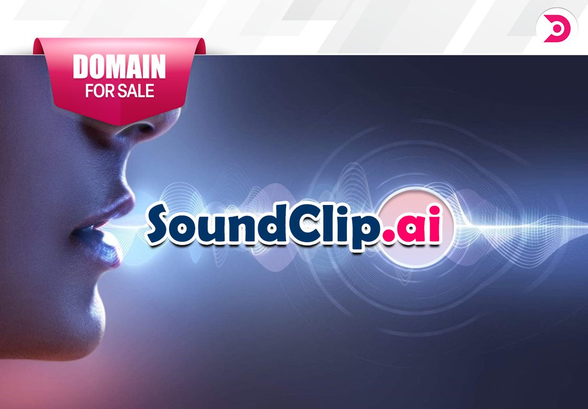 domainhubspot's tweet photo. https://t.co/Kq4dtktiH8 - Catchy and innovative domain name perfect for a platform specializing in audio clips, sound effects, or AI-driven audio solutions. Available at Atom, GoDaddy, Dan, Afternic & Sedo.

➡️ https://t.co/FlfaKeaDM9 🔊

#soundclip #ai #VoiceEngine #ArtificialIntelligence #AIEditing #soundeffects #販売用ドメイン #DomainInvesting #domainforsale #Domains #domainname #domainbroker #domainhubspot #premiumdomains