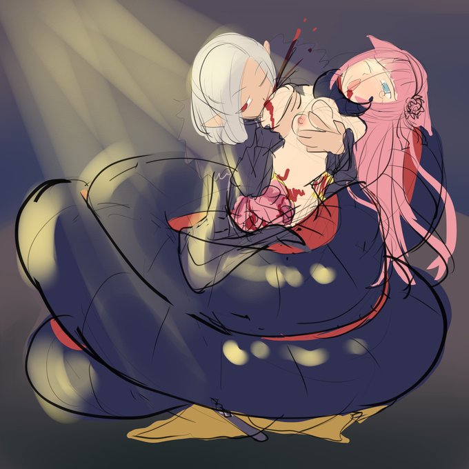 skeb構図ラフまではできてるんだけど夏コミ締切と日程が被ってて間に合うか半々かもしれん…
体調不良と諸事情でパソコン触れない期間あったしわ寄せが…ひぃーん…ギリギリで申し訳ない…😭 