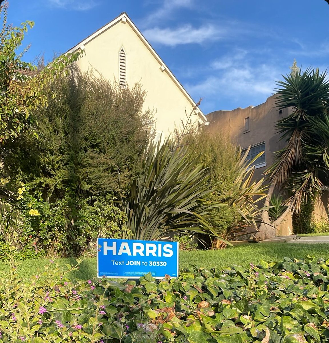 Shoutout to my neighbor. Reduce, reuse, recycle #KamalaHarris2024