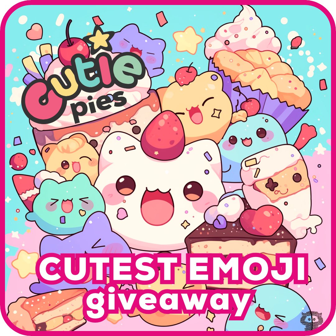 🎉 New Giveaway Alert! 🎁 Join our "Cutest Emoji" challenge for a chance to win one of TWO $50 prizes! 🍰✨

To enter:

1️⃣ Follow us, like, and RT the pinned tweet 👍🔁✅
2️⃣ Tag at least 2 new friends 👥👥
3️⃣ Comment on our pinned tweet with the cutest emoji character or image