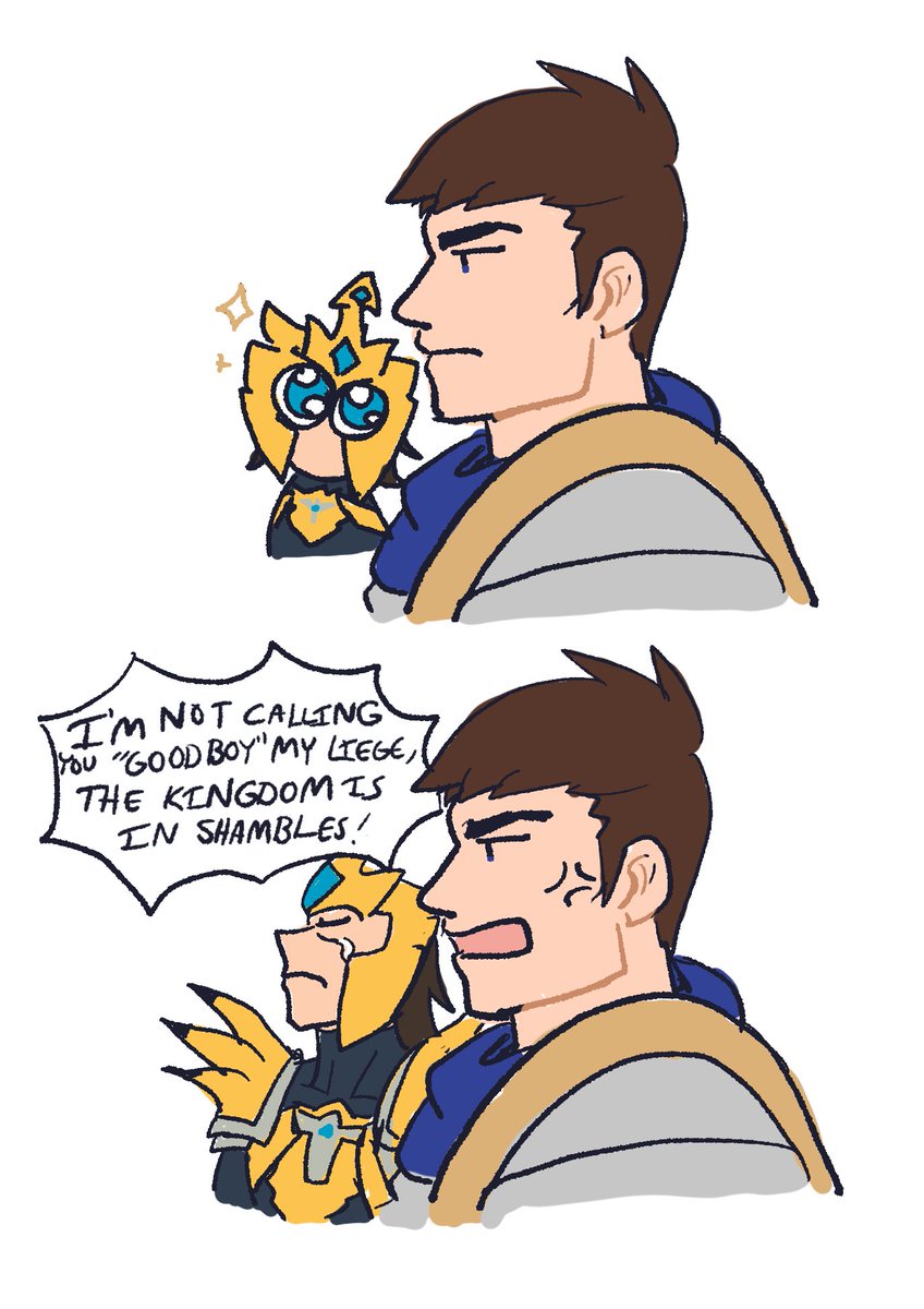 Meanwhile in Demacia #jarvaniv #garen 