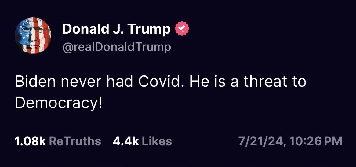 RonFilipkowski's tweet photo. He really has become a character in One Flew Over the Cuckoo’s Nest. https://t.co/p2dWyubOHR
