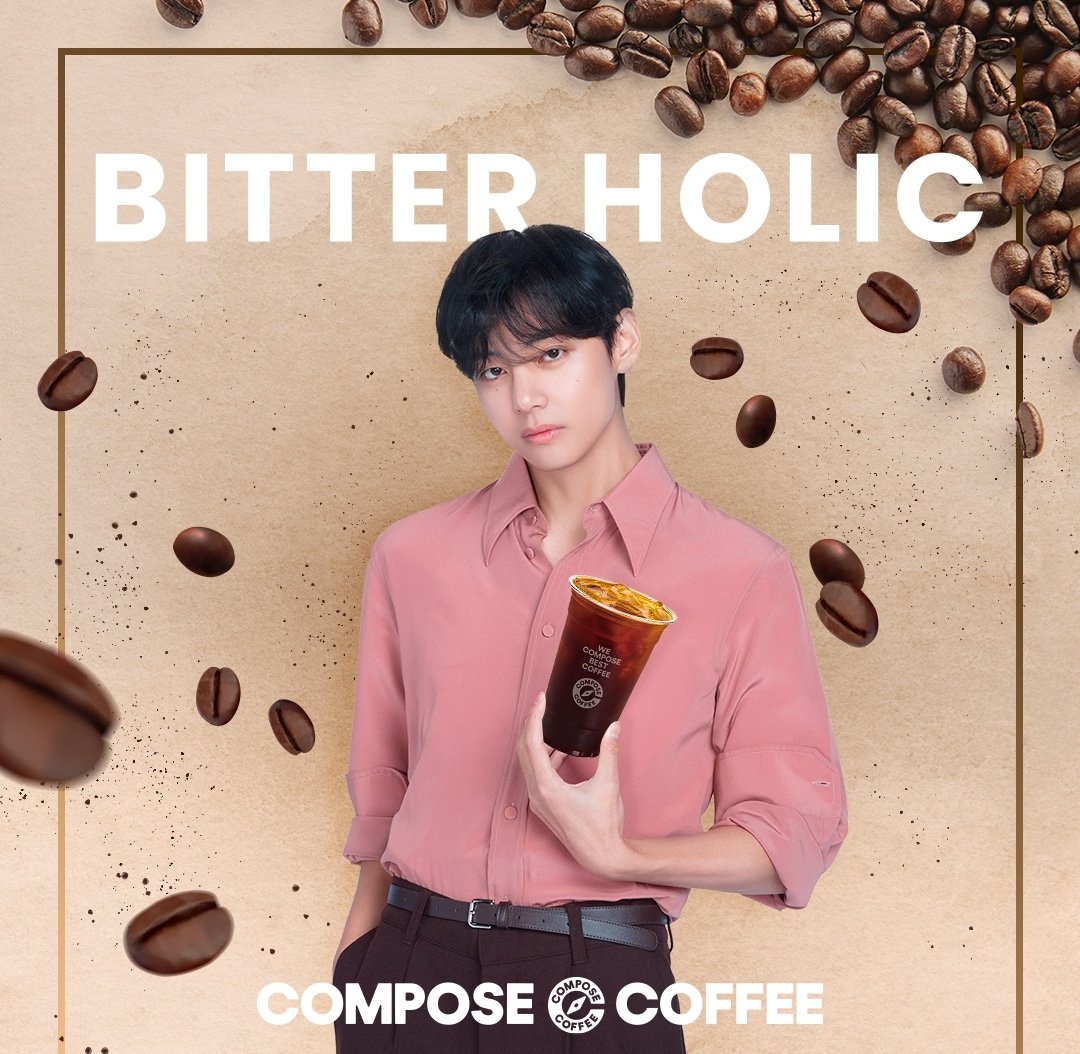 Compose Coffee via Instagram:

COMPOSE COFFE MODEL V
 #TaehyungxComposeCoffee