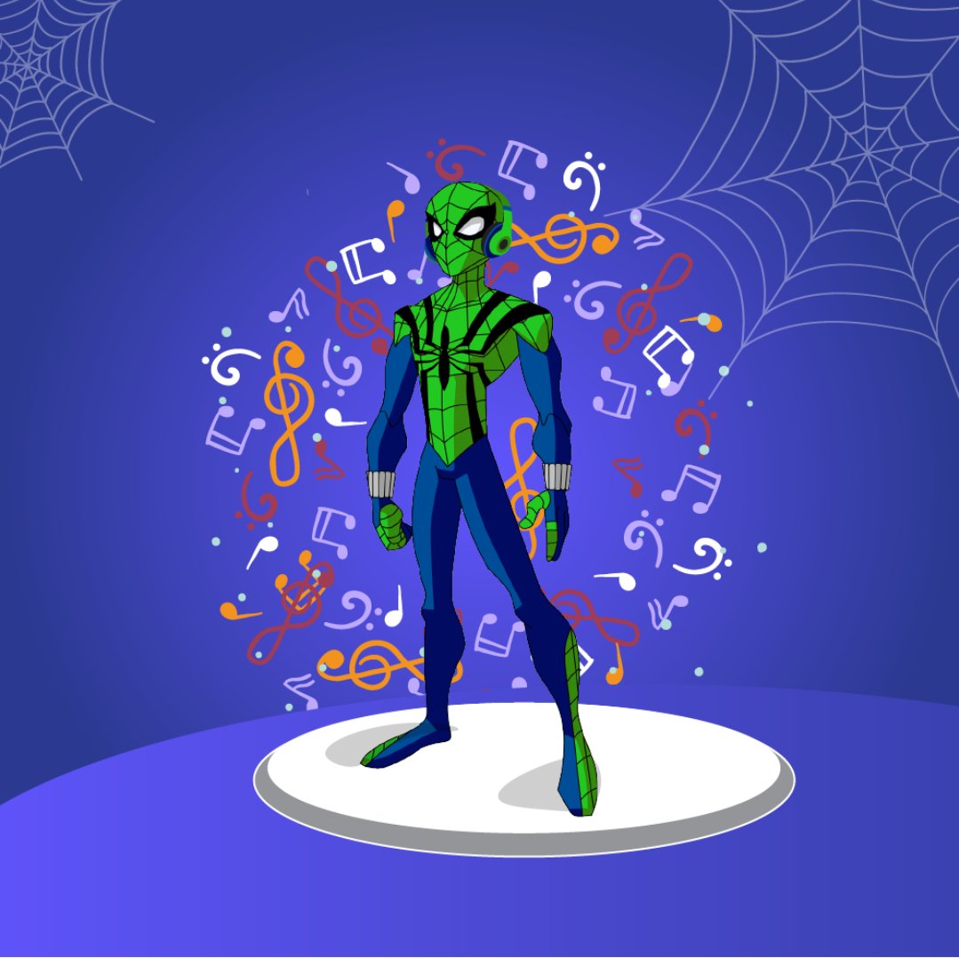 Here is the cartoonist Spider Man that I did for @sweetbunny173 it's a surprise gift for her brother and they both loves it so much  💕