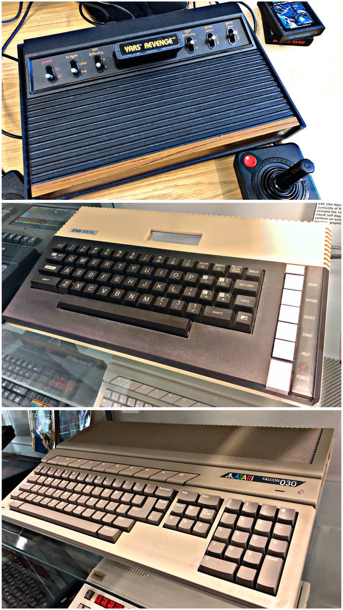 SWRetroComp's tweet photo. Today’s #RetroTrio offers you the #Atari #800XL, #Falcon030 and #VCS. Which will you keep, gift to a friend and delete forever? #RetroComputing #ComputerHistory #RetroGaming #VideoGames https://t.co/5JQyOYTqPA