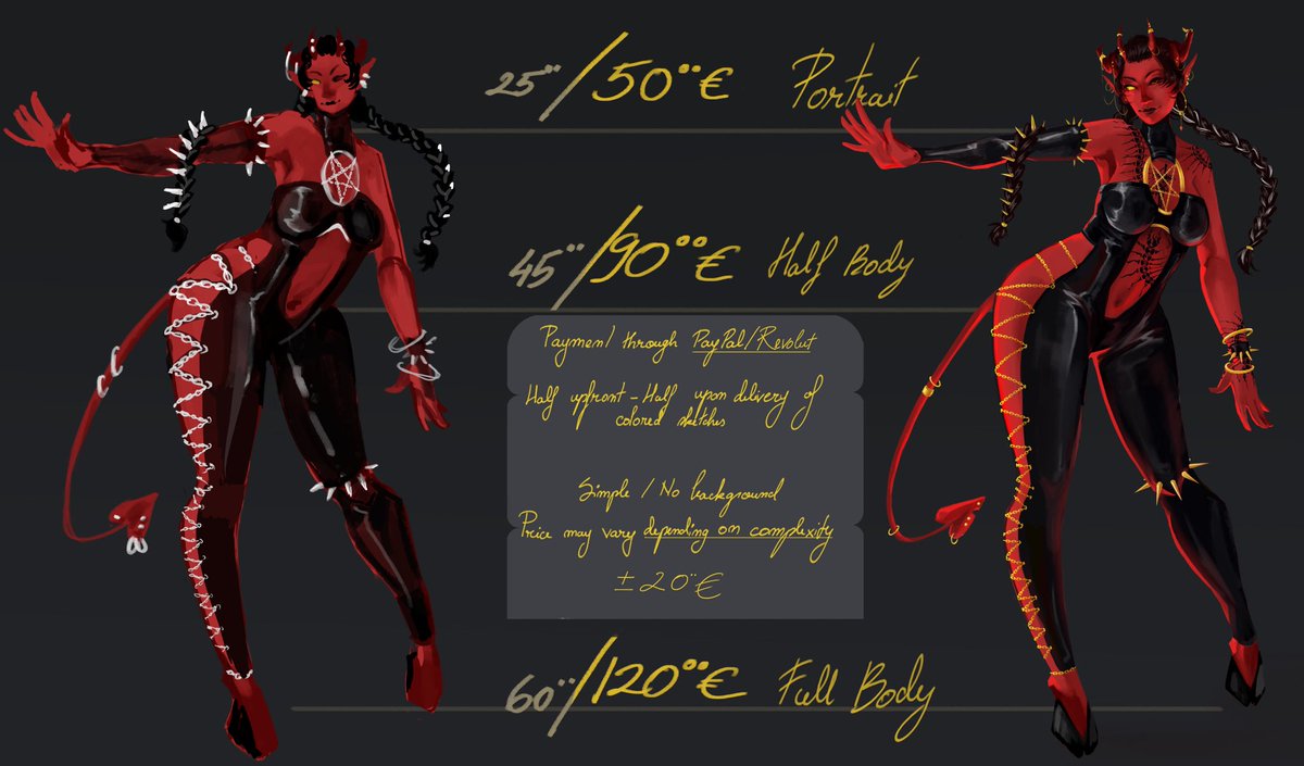 Flying_Weirdo's tweet photo. ✨ Opening up commissions!!! ✨ 
~ 2-3 slots available ~
More examples below https://t.co/SR0Qhohd3g