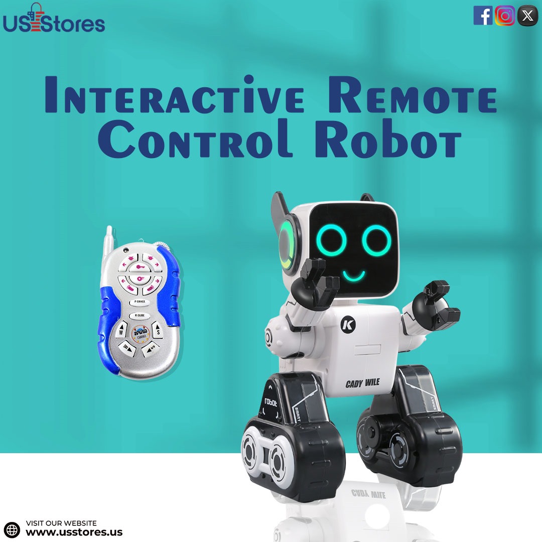 us_stores's tweet image. Unleash your child&apos;s creativity with our Remote Control Programmable Robot Toy!

🦾✨ Available now at USStores.

Get the best price and top quality. Shop online today!

#KidsToys #RobotFun #BestPrice #usstores #RemoteControlToy #RemoteControlRobot #remotecontrol #rc