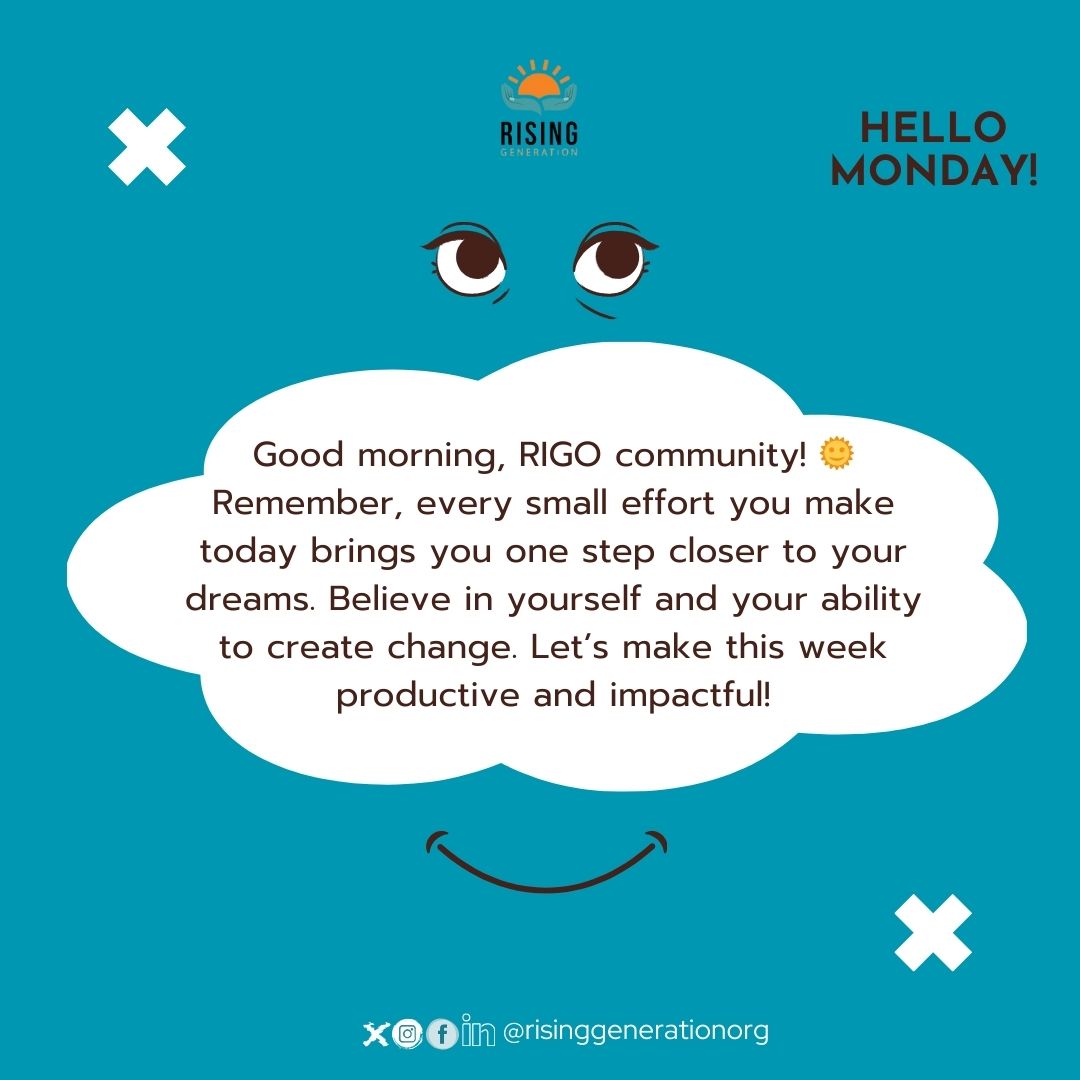risinggenorg's tweet photo. #MondayMotivation #ProTip #YouthEmpowerment #RIGO https://t.co/XhM0eKKG92