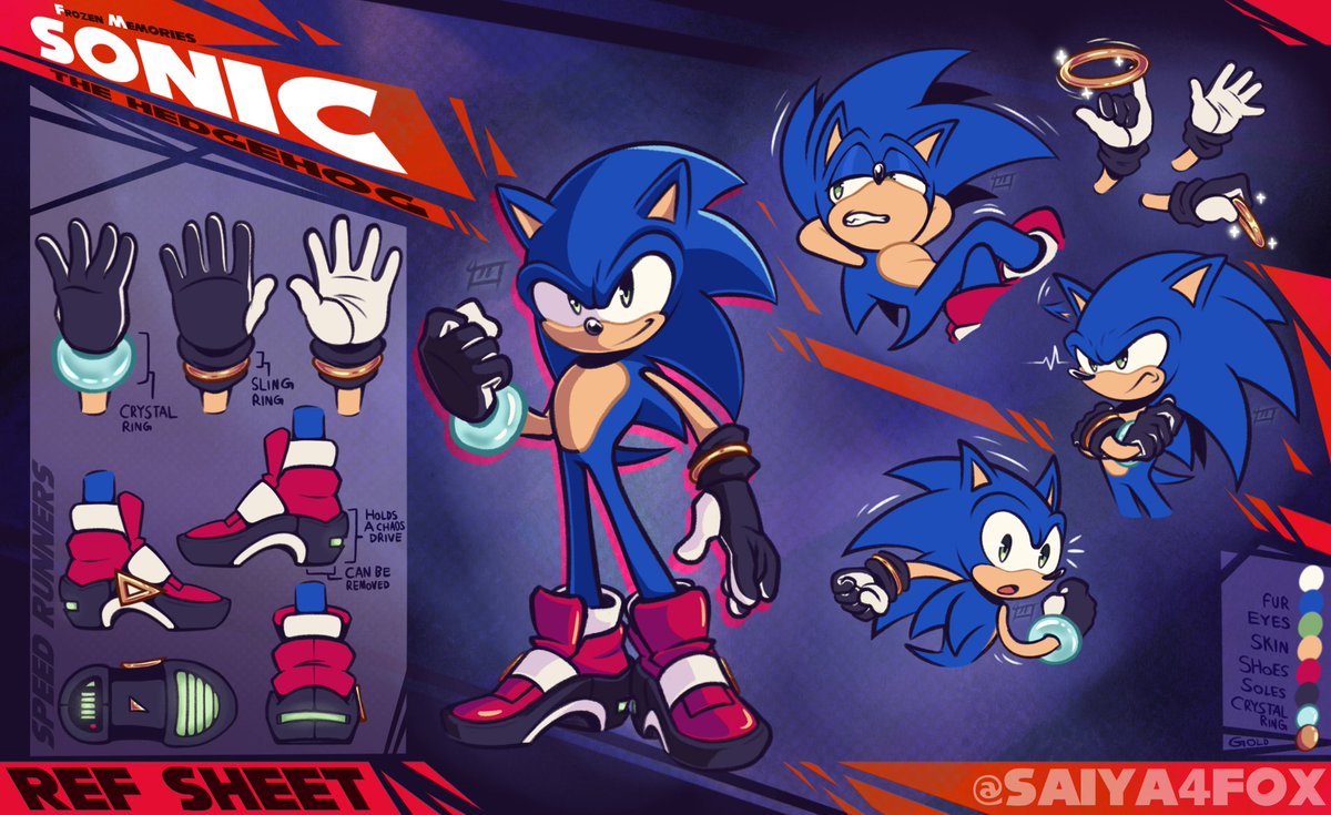 “A spark that won’t go out”

And here’s the full ref sheet complete of FM Sonic, Please enjoy <3

#SonicTheHedgehog #sonicart #SonicTheHedgehogfanart #FrozenMemories