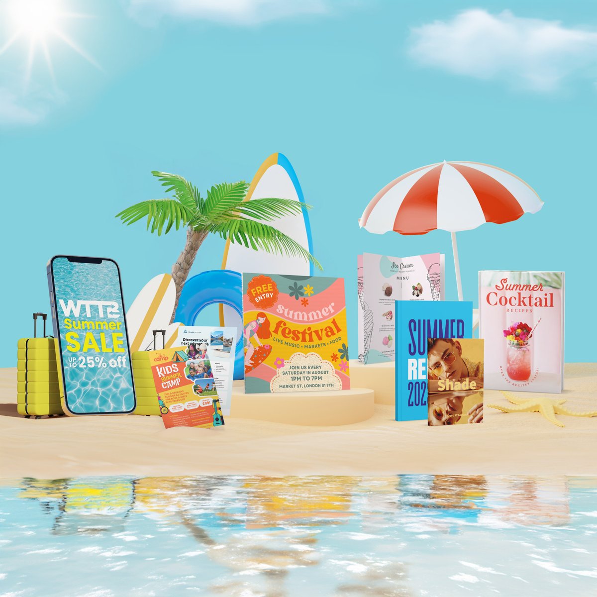 Enhance your collection with our Summer Sale! Enjoy up to 25% off on books, display items, drinkware, and more. These exclusive discounts last until August 9th, so act quickly! loom.ly/91zuUd0

#sale #summer #printmadesimple