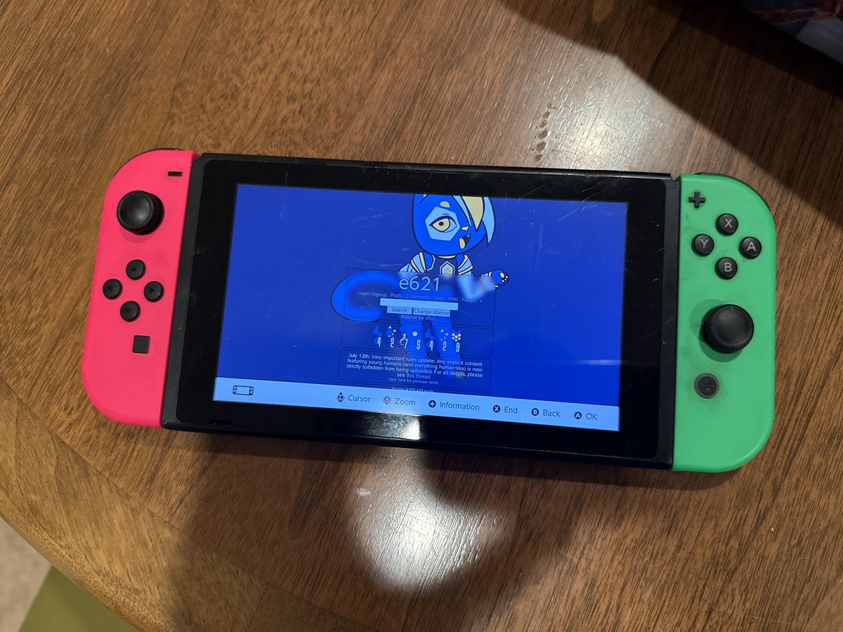 Z_J1nu's tweet photo. how to use a switch you got for less then 60 bucks
- e621 https://t.co/dfQ8Hks0M0