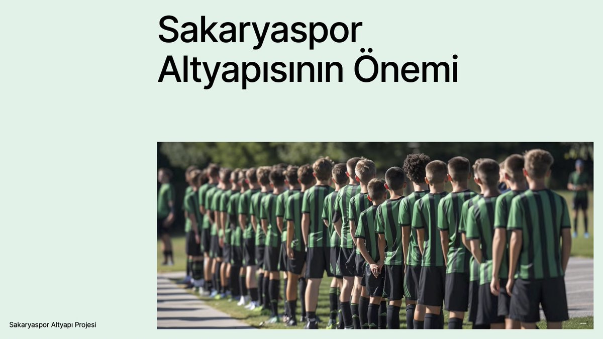 AkademiSakarya's tweet photo. Sakaryaspor ile iç içe geçirdiğimiz 30 küsür yıllık birikimimizle hazırladığımız ve kulübün çeşitli yönetimleriyle geliştirme aşamasında görüştüğümüz altyapı projesine ait bilgilerin bulunduğu görselleri kamuoyunun ilgisine sunarız. (1/9) 🧵 https://t.co/7GOMPnQuj5