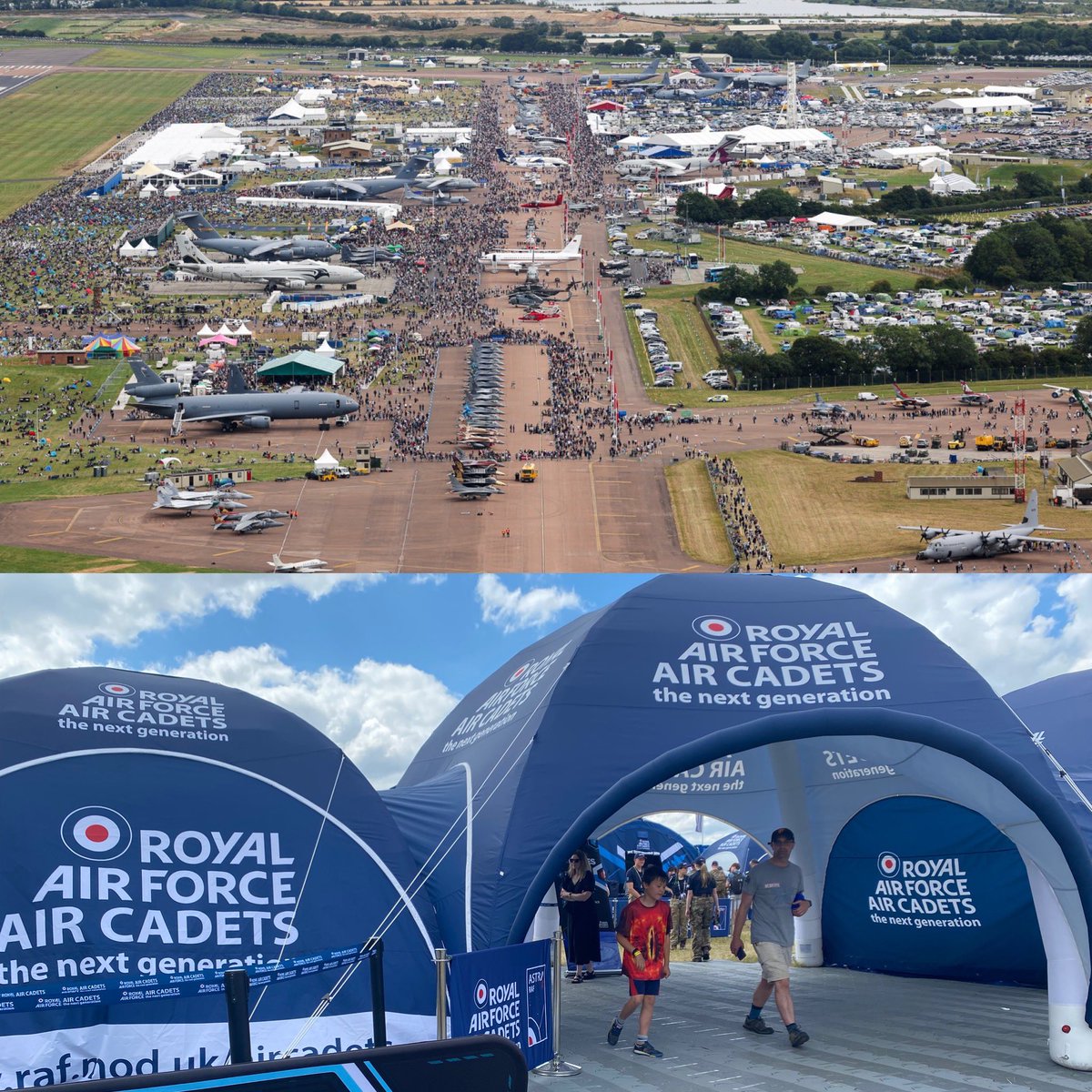 This weekend nearly 1,000 staff, volunteers and <a href="/aircadets/">RAF Air Cadets</a> helped make #RIAT2024 happen, the biggest and best Airshow in the world.

Over 200,000 visitors, many senior military and industry partners saw your happy smiling faces.

Thank you - everyone of you was awesome 🙌