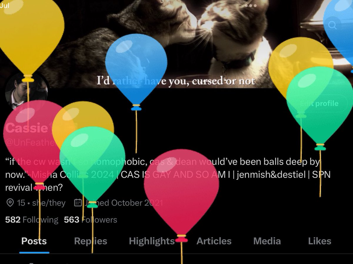 UnFeatherdAngel's tweet photo. Ik I haven’t really been much active but it’s my balloon day https://t.co/44h7cA7NDA