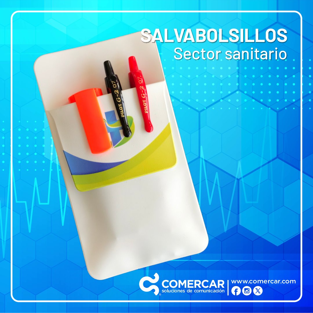 ComercarSC's tweet image. #Salvabolsillo para el sector #sanitario, protege el uniforme de trabajo teniendo ordenados los bolígrafos, tijeras, etc.

#Comercar #SomosFabricantes #Comunicación  #Publicidad #Marketing #Diseño #Merchandising #Eventos #Enfermería #IFEMA #IFEMAMadrid #Aimfap #Promogift #Cprint