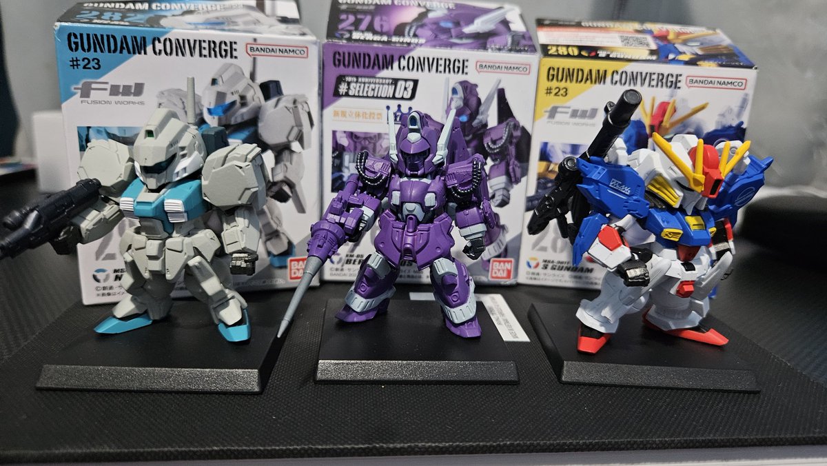 SlyShadow (@_officialsly_) on Twitter photo Built all my little gundam converge dudes Built all my little gundam converge dudes