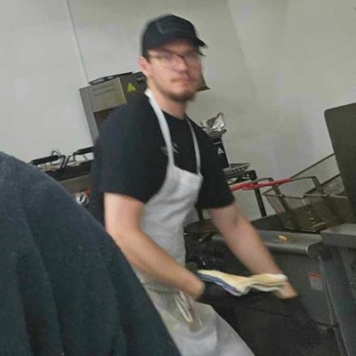 Something clever about working in kitchens and loving and hating it