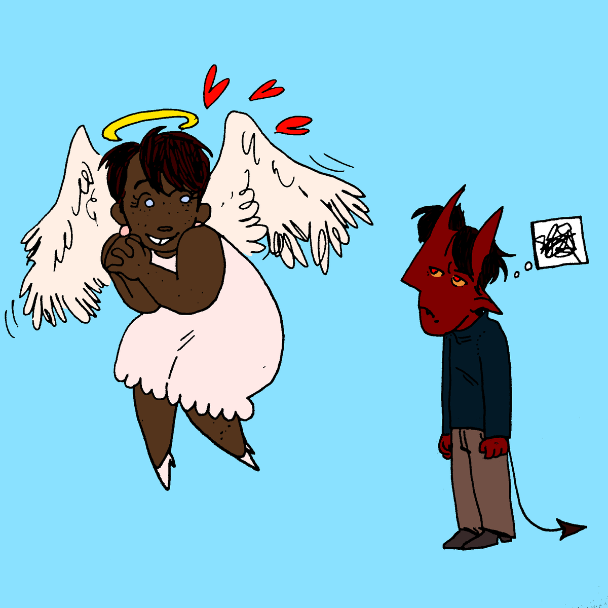TheLump13's tweet photo. @HeavenlyTape Some thingies of ocs (and John linnell turning into Chica fnaf) https://t.co/7w7hQ4ohXB