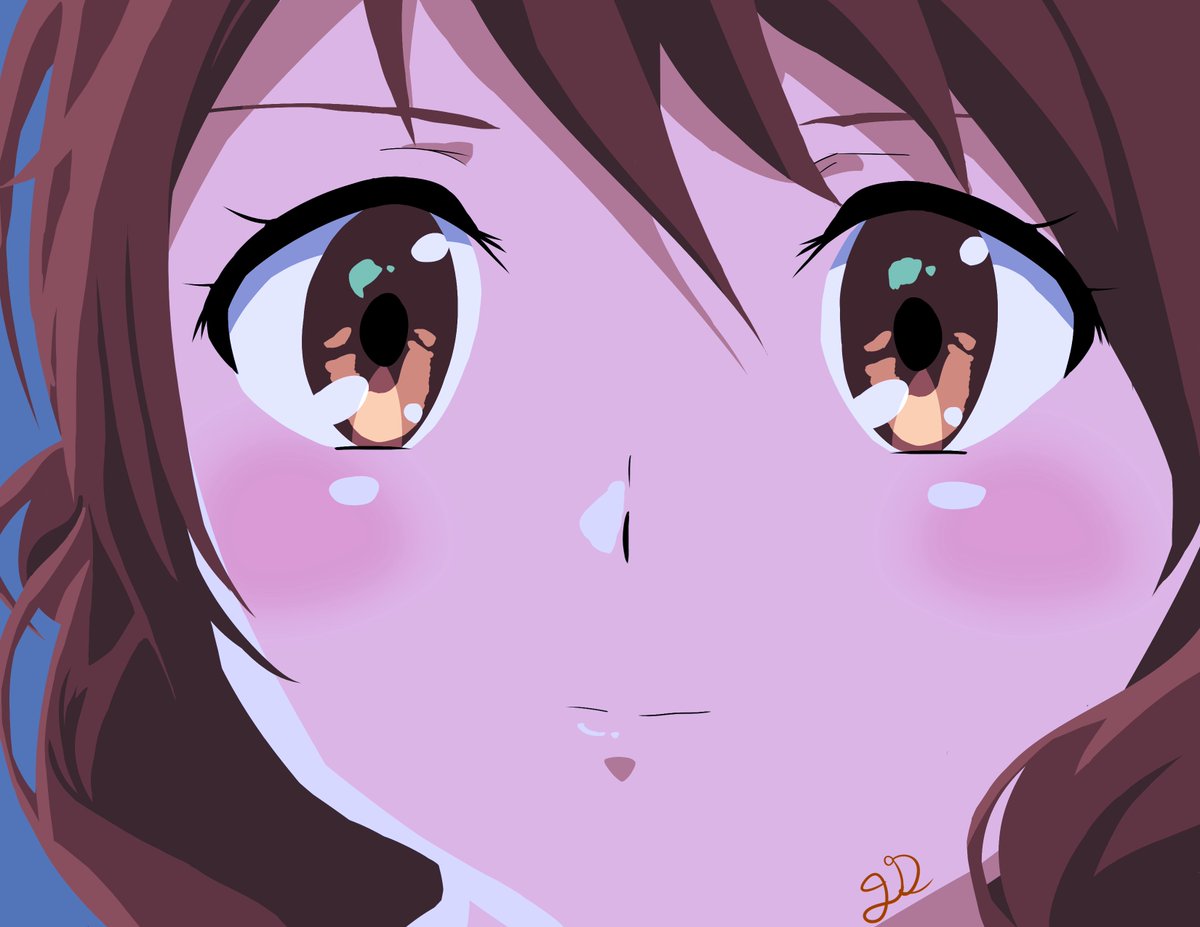 Hack3Rplayz's tweet photo. Anime Eyes Practice "Kumiko" from #SoundEuphonium 
#digitaldiazarts #digitalartwork #characterdesign #characterillustration #illustrationart #animegirl #anime #art #mood #wallpaper #characterdesign #drawing #Illustrator https://t.co/cbJvvzk3vy
