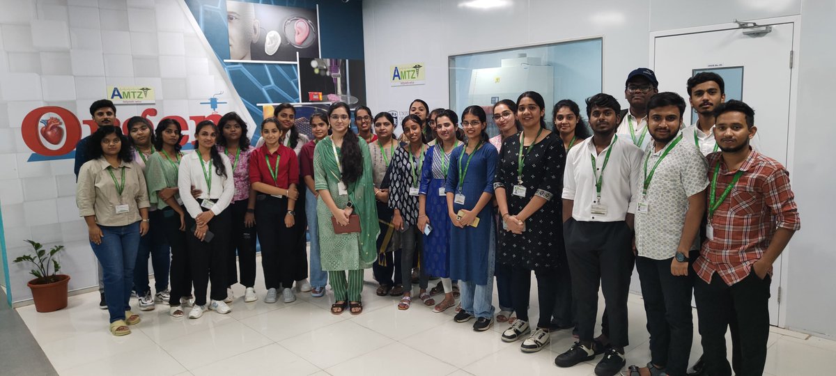 acscebangalore's tweet image. The pre-final year students of the Department of #Biomedical_Engineering had an enriching experience during their industrial visit to #AMTZ in Vizag. They explored emerging medical technologies and gained practical insights into the manufacturing domain.