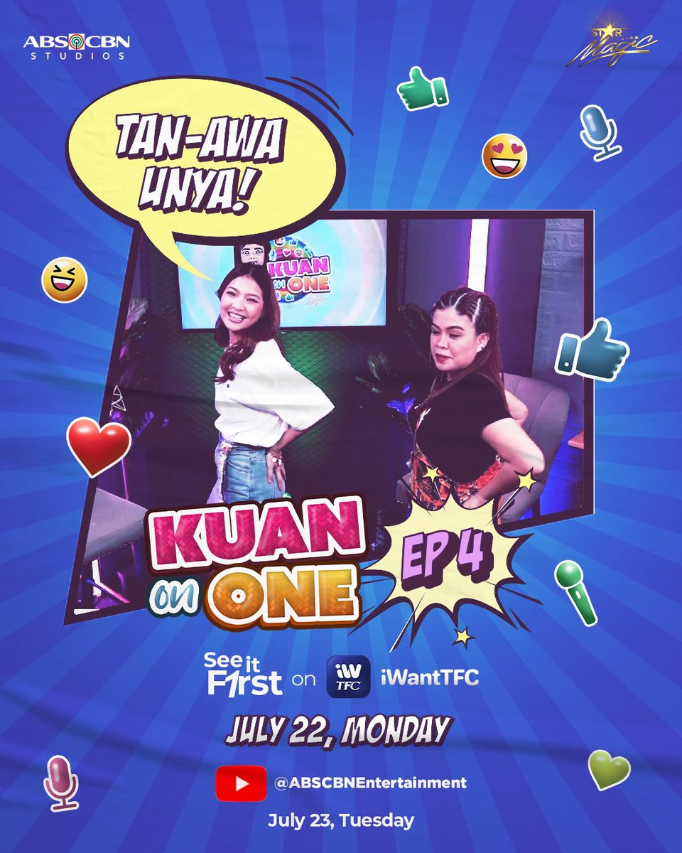 BINI_ph's tweet image. #BINI : Mapapa-EEEYYY ka jud this Monday! 🤙

Kay unya na ang #KuanOnOneEpisode kauban si KUANtie Melai ug @bini_colet! 🌸 

Atangi na na karong gabi-i sa iWantTFC!  Tan-awa pud ugma sa ABS-CBN YouTube channel!