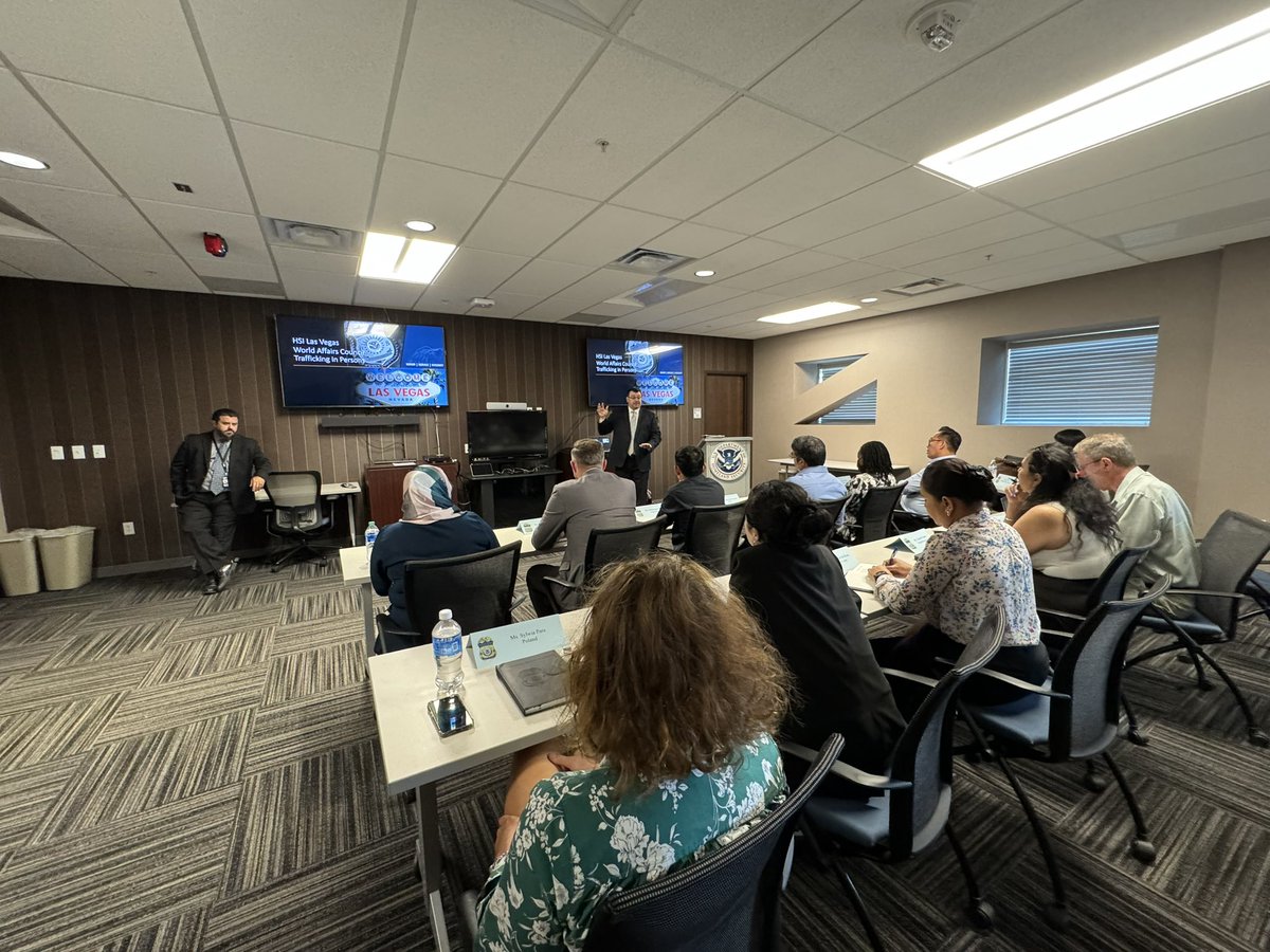 World Affairs Council Las Vegas and World Learning hosted an International Visitor Leadership Program delegation to combat trafficking, with contributions from several local organizations.

#IVLP #WACLV #globaltiesus #worldlearning #combatingtraffickinginperson