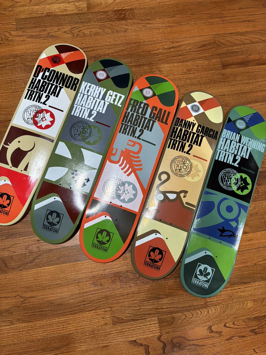 Habitat skateboards 
Terratone 2 series 
Winter/spring 2002