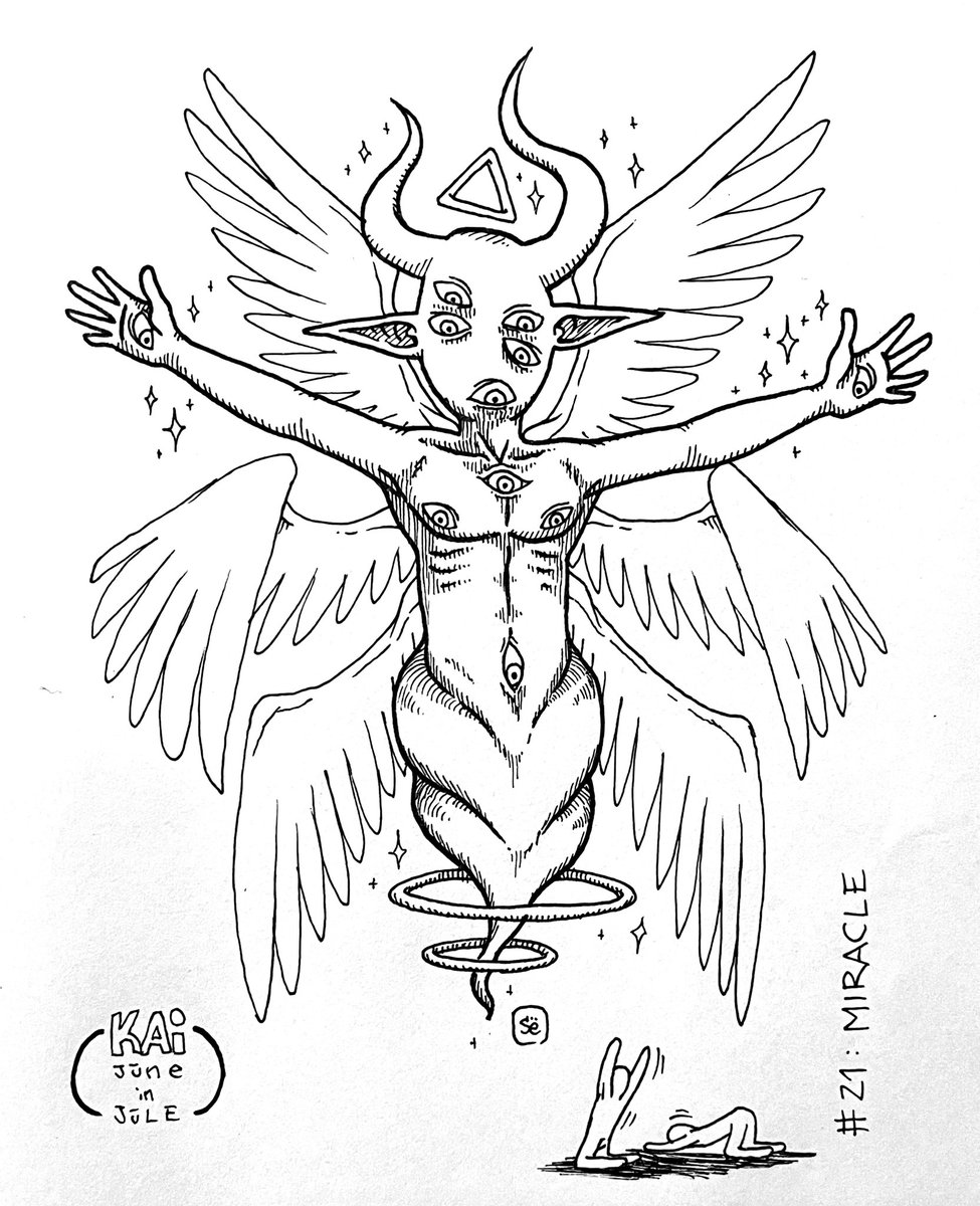 EstebanSour's tweet photo. Day 21: Miracle
#kaijune #kaijune2024 #kaijuneinjule #kaijule #julychallenge #retojulio #draw #drawing #traducionaldraw #dibujo #dibujotradicional #dibujoalapiz #ink #tinta #lineart #drawink #dibujotinta #achurado #miracle https://t.co/JJfUKDvOKo