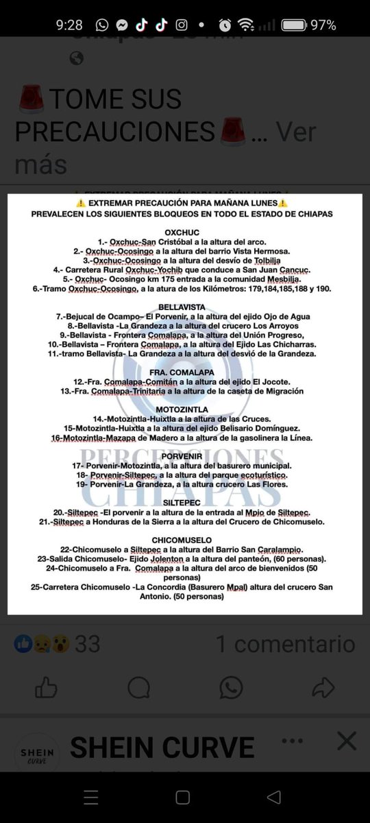 Leticia17447462's tweet photo. @Claudiashein Por Favor Haga Algo Por Chiapas !!!!Mi Estado Necesita Paz !!! https://t.co/i8jlYeaJUg