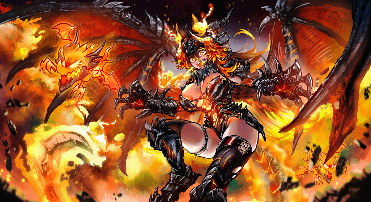 SinderVTuber's tweet photo. ALL WILL BURN BENEATH MY WINGS 🔥🔥🔥

What other characters would you want to see me "cosplay" as?

🎨: @/MinsterPDuke