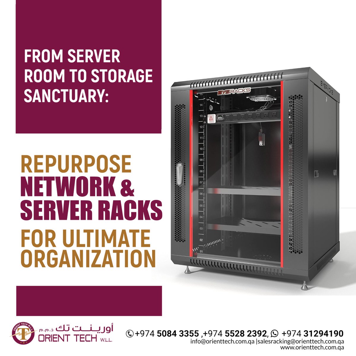 OrienttechMe's tweet image. Keeping it cool and connected: Optimized airflow and cabling for peak server performance. Ge the silent guardians of your online world

#serverrack #networkengineering #datacenterhumor #networkrack #infrastructure #IT #OrientTechRacking #serverroomsetup #networkserver