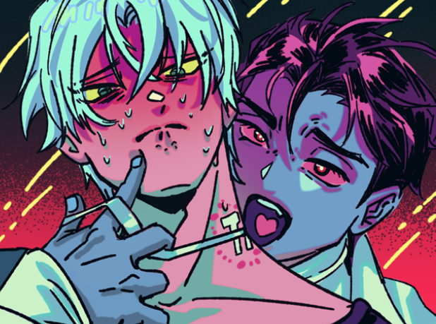 「a love bite   #alienstage」|Jᴀᴅᴇ🍊💪🌱@mug order (shipping phase) 🎮BOTWのイラスト