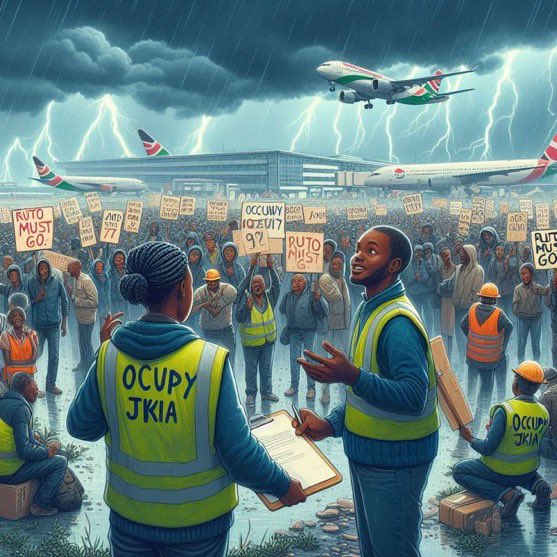 Kesho lazima watufeel,majamaa kindly come out in large numbers let’s #OccupyJKIA