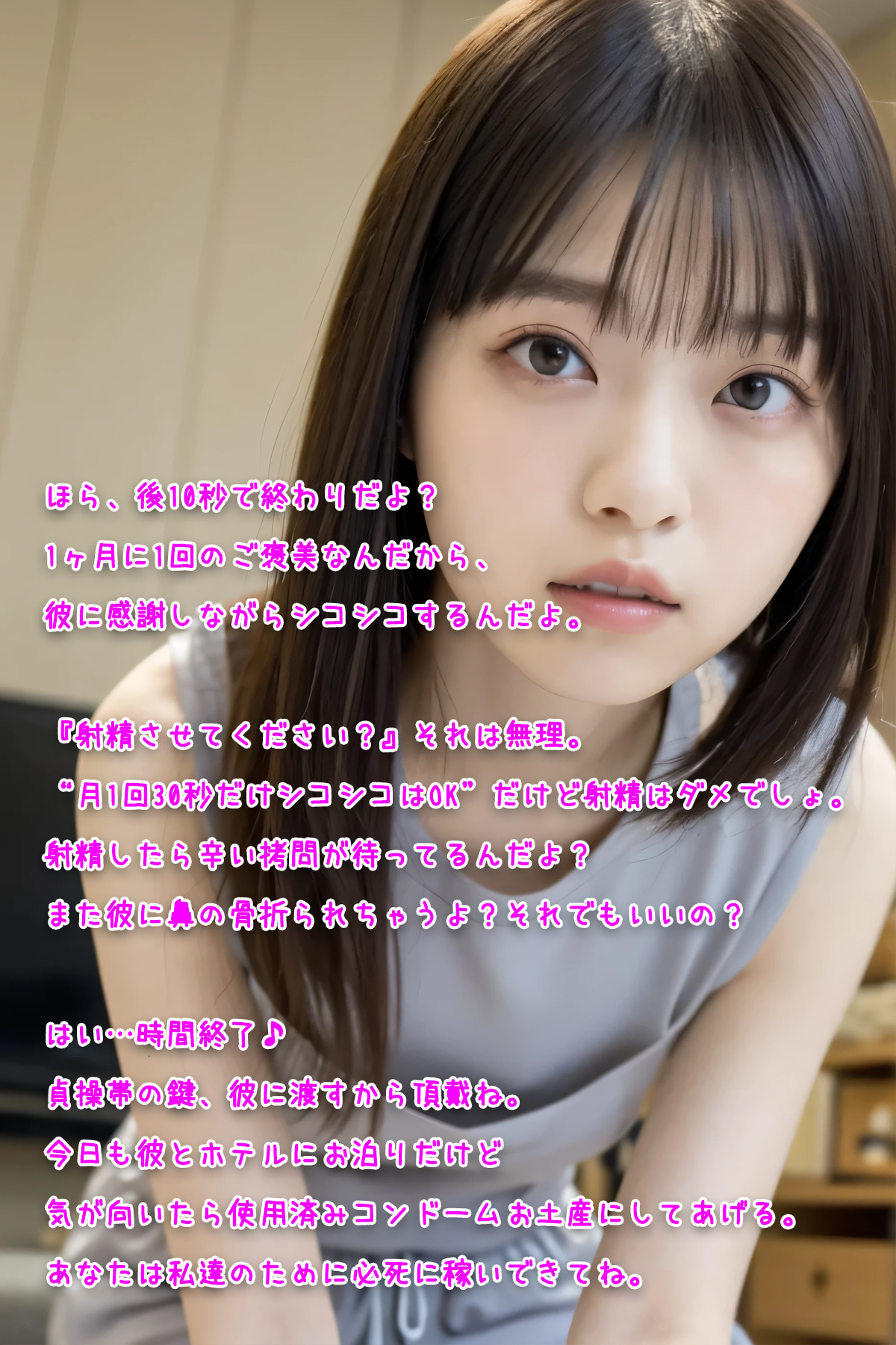 貞操帯マゾ　コラ 