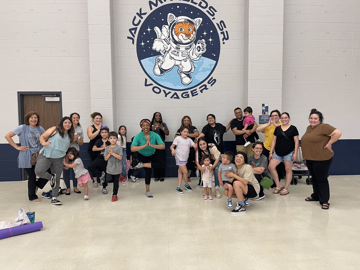 Came out to Support the lovely <a href="/astephensPlaid/">angela stephens (Nnani)</a> as she opened the doors to meet her <a href="/HumbleISD_JFE/">Jack Fields Elementary</a> community! We had a great time doing yoga !