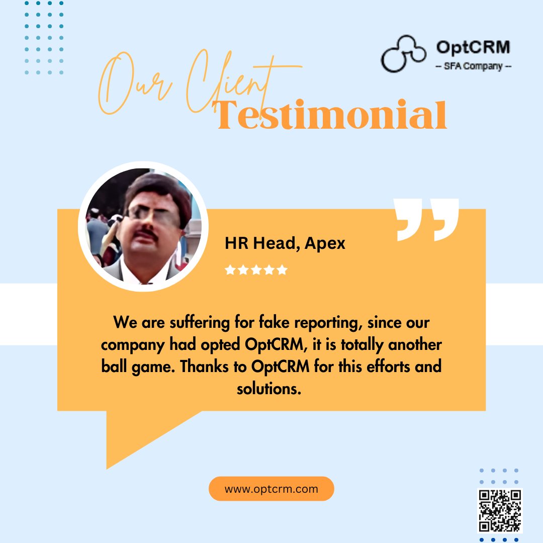 OptCRM's tweet photo. Thank you for your kind words! We're dedicated to providing top-notch solutions and are thrilled to see the positive impact on your business.

💻 Explore more about our services at https://t.co/wZXje3dmhn

#ClientTestimonial #OPTCRM #CustomerFeedback #SalesAutomation https://t.co/LahsJGx4Ub