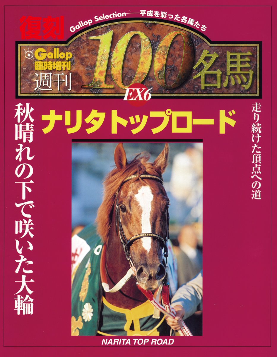 📖復刻「週刊100名馬」ナリタトップロード📖 当時は掲載しきれなかった